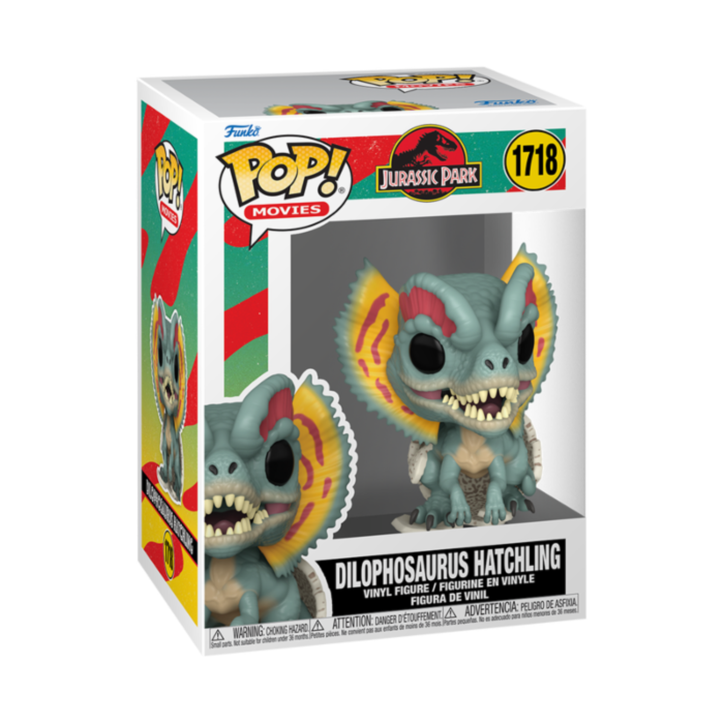 
                  
                    Jurassic Park - Dilophosaurus Hatchling Pop! Vinyl Figure
                  
                