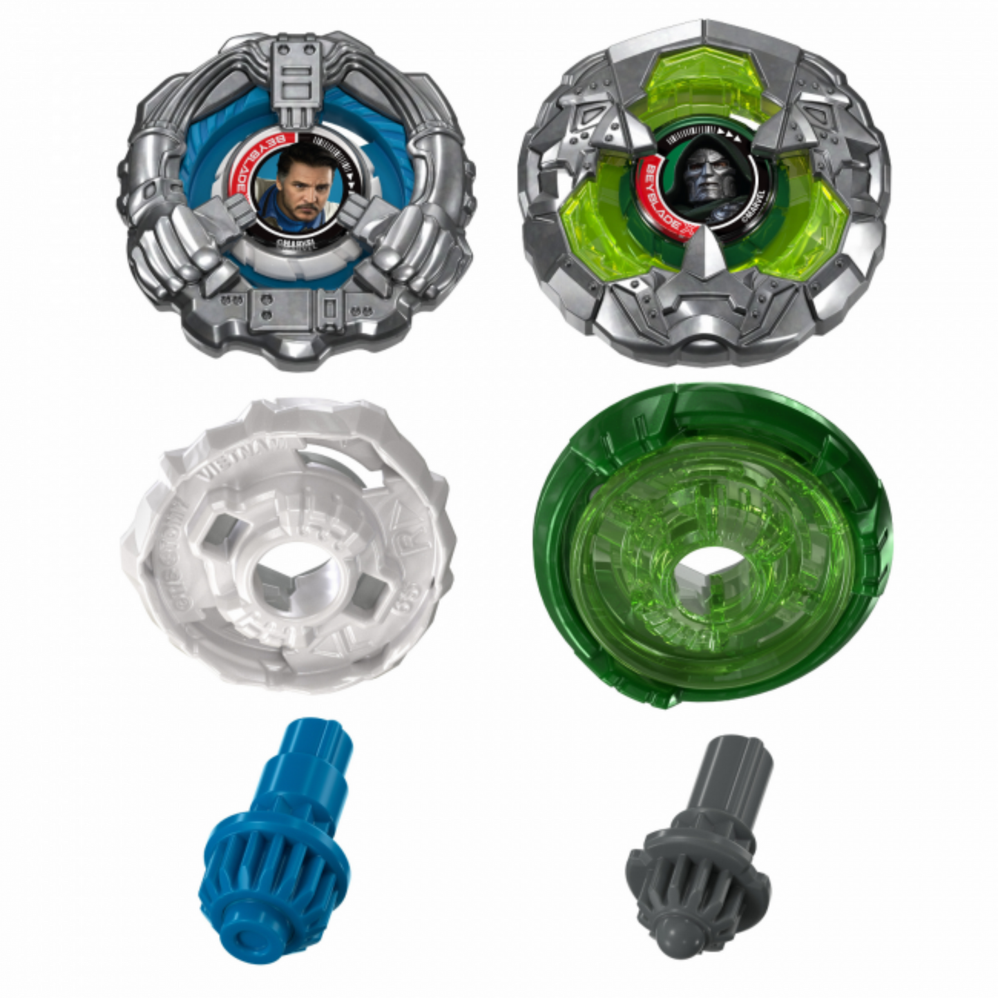 
                  
                    Beyblade X and Marvel Collab Doctor Doom 0-80LO vs. Mister Fantastic 9-65A
                  
                