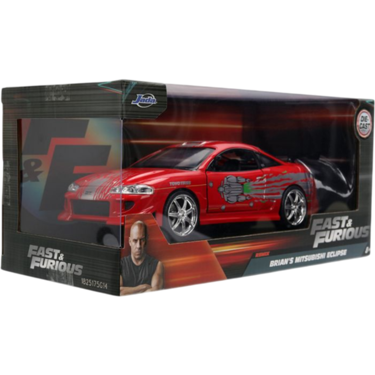 
                  
                    Fast & Furious - Brian's Mitsubishi Eclipse 1/24th Scale Die-Cast Vehicle Replica
                  
                