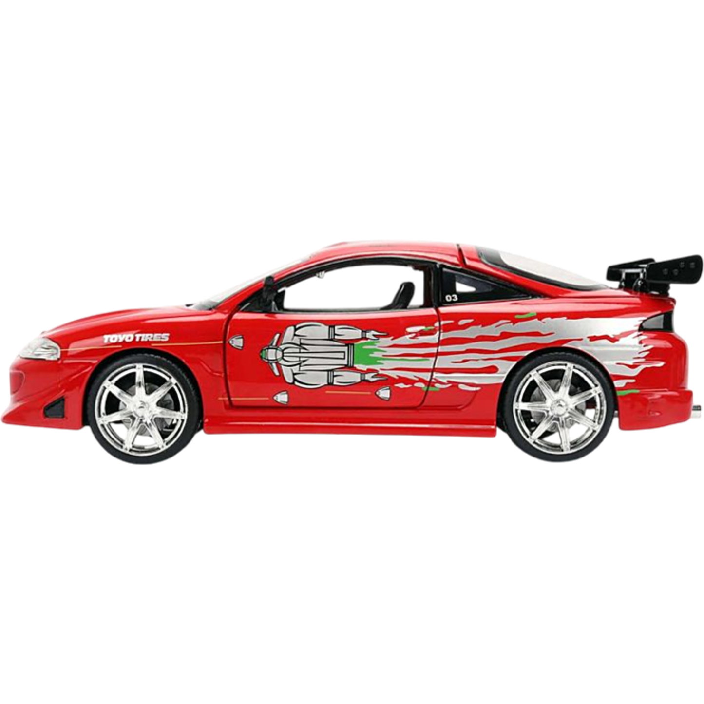 
                  
                    Fast & Furious - Brian's Mitsubishi Eclipse 1/24th Scale Die-Cast Vehicle Replica
                  
                