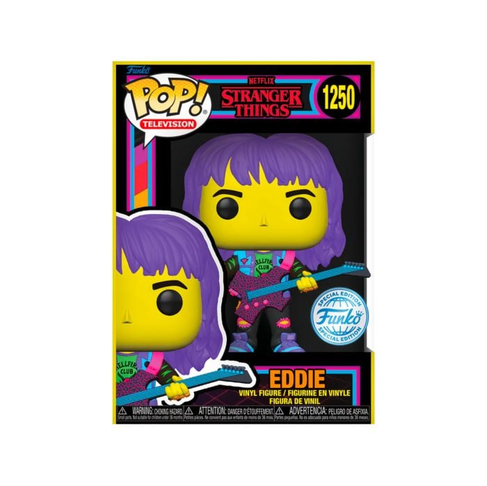 
                  
                    Stranger Things 4 - Eddie with Guitar Blacklight Pop! Vinyl Figure
                  
                
