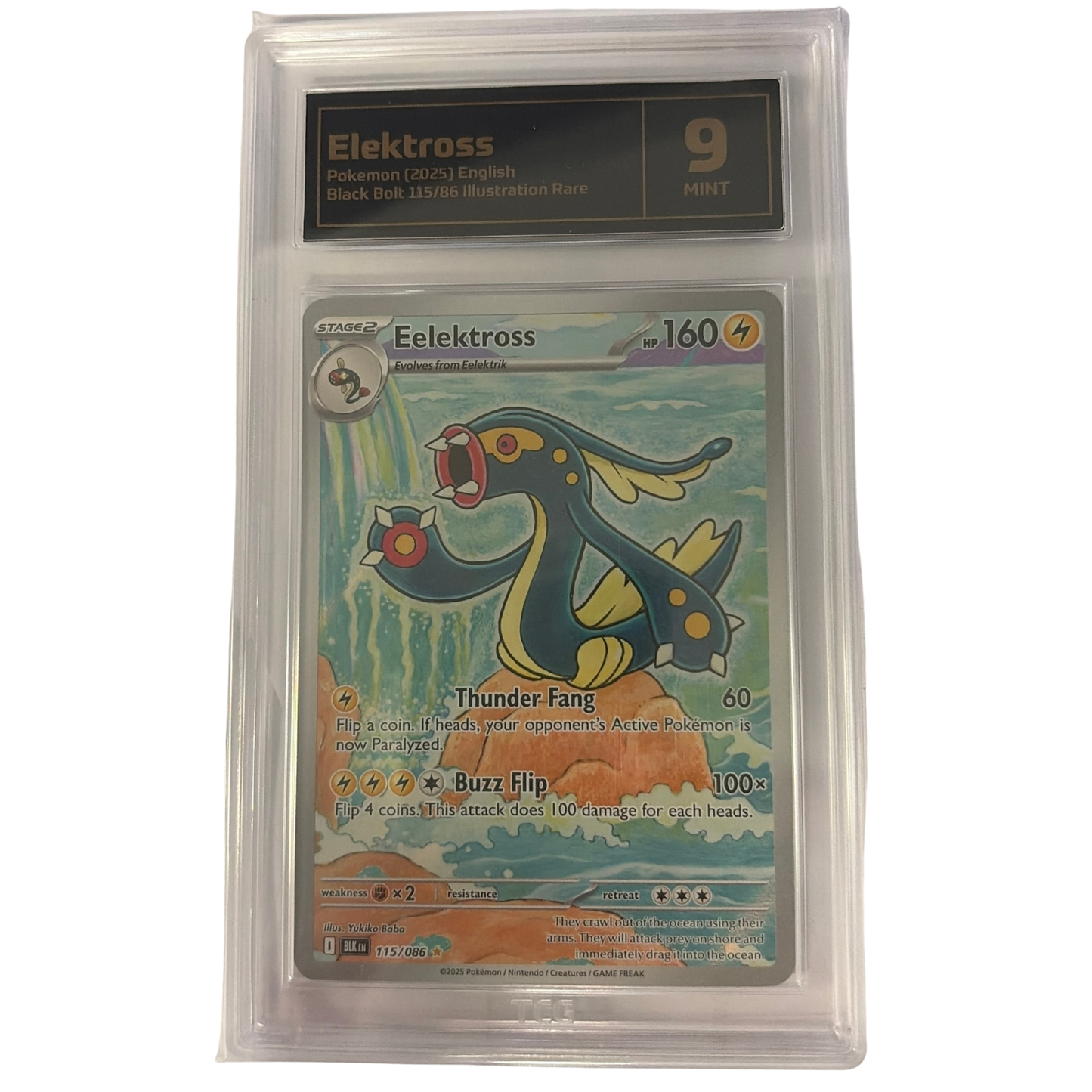 
                  
                    TCG Graded Pokemon Eelektross 9 Mint
                  
                