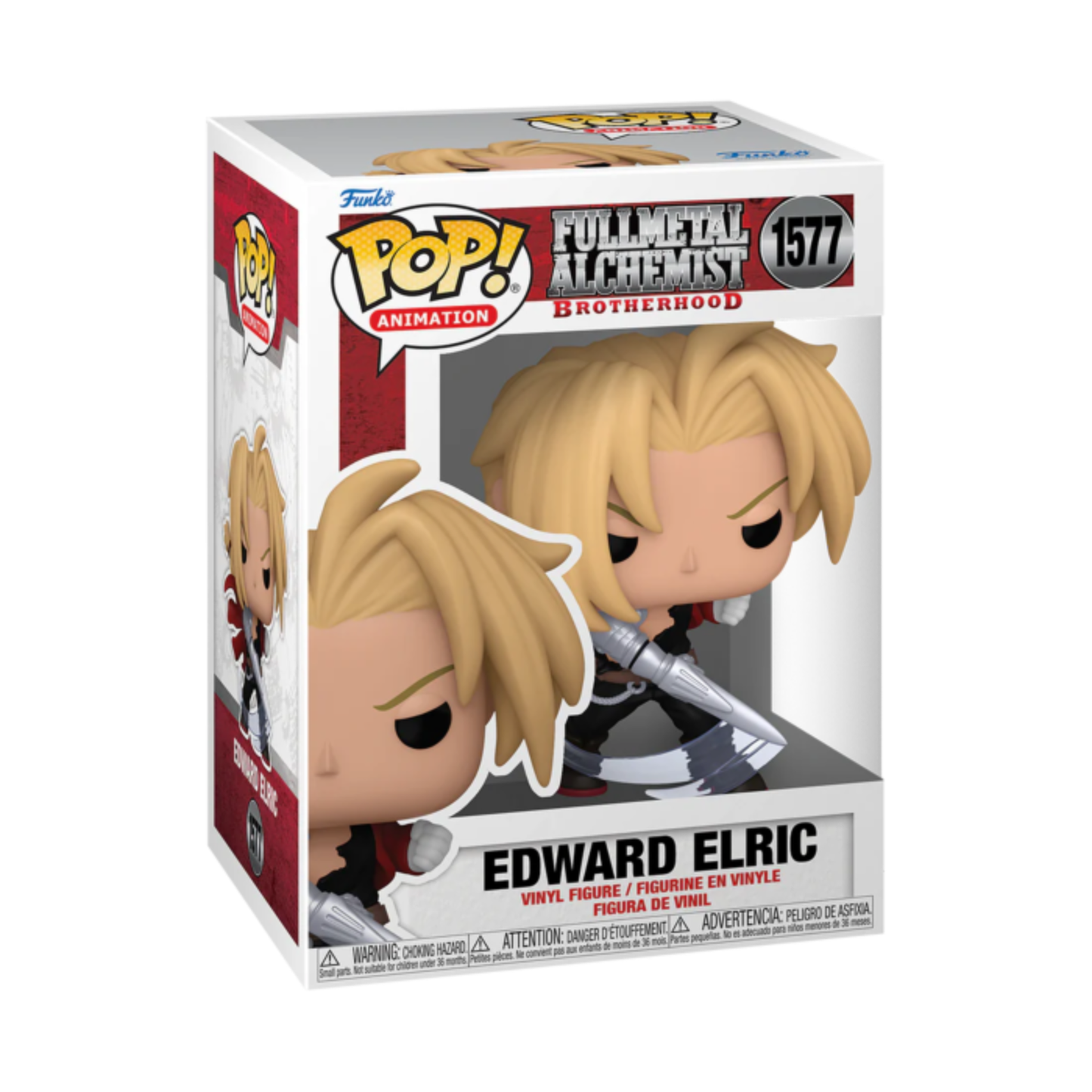 
                  
                    Fullmetal Alchemist: Brotherhood - Edward Elric with Sword Pop! Vinyl Figure
                  
                