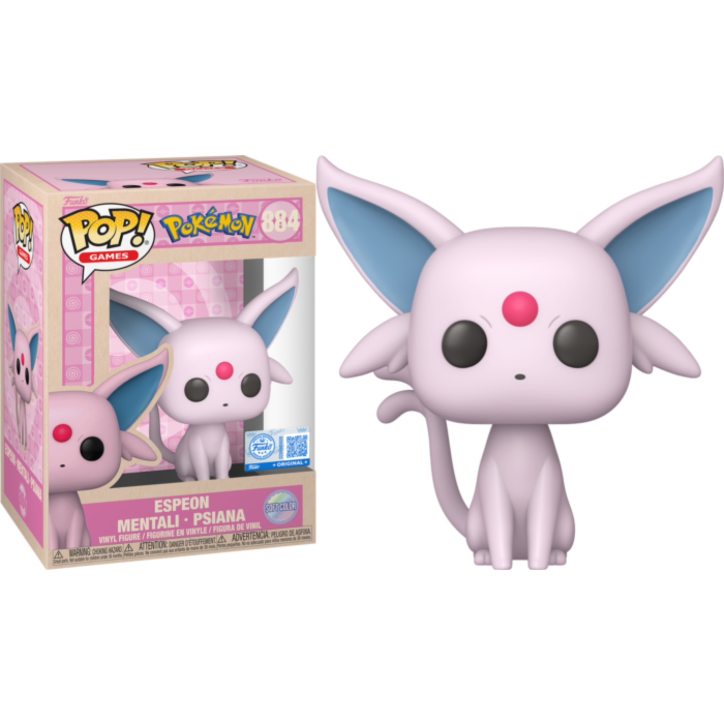 
                  
                    Pokemon - Espeon (Pastel) Pop! Vinyl Figure
                  
                