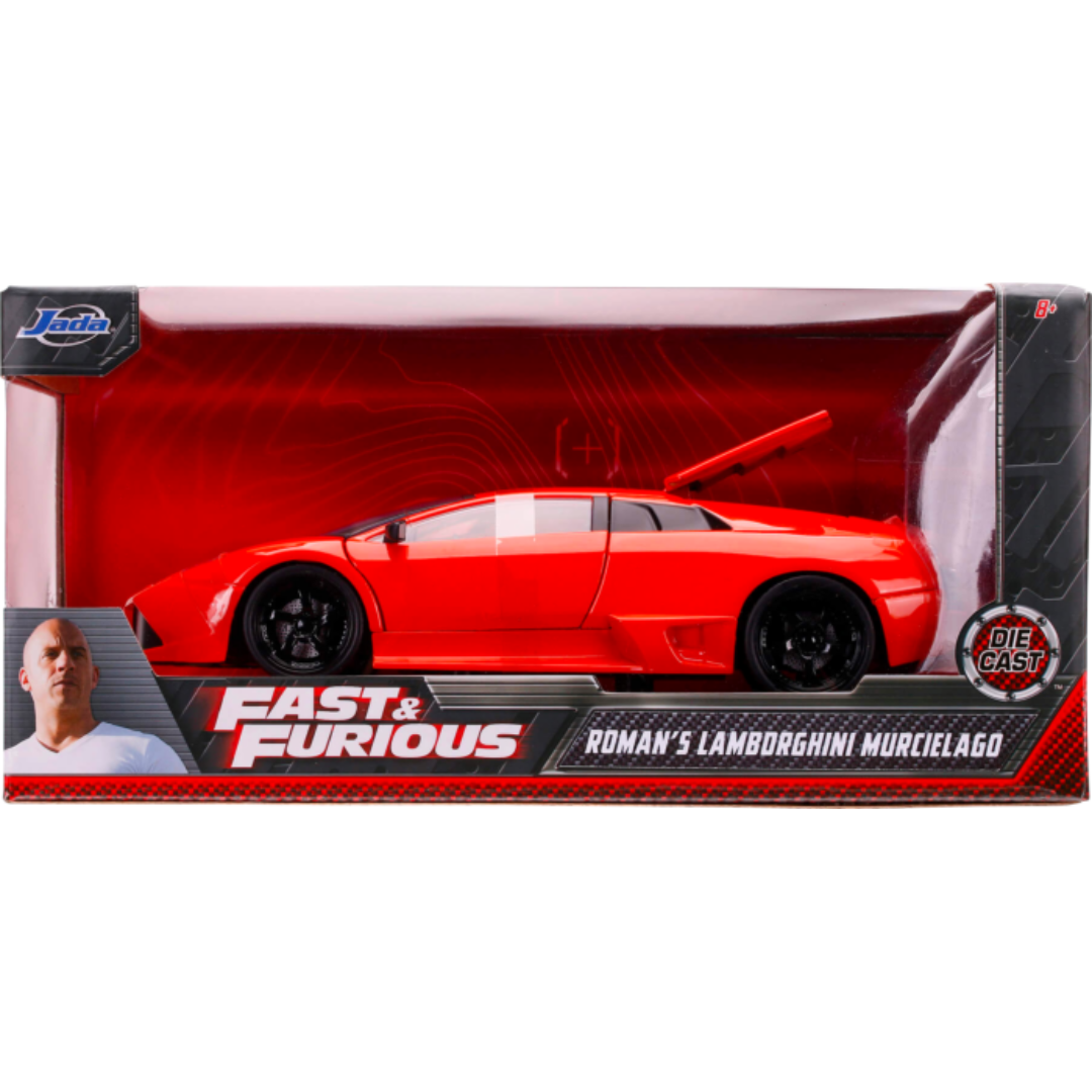 
                  
                    The Fate of the Furious - Roman’s Lamborghini Murcielago LP640 1/24th Scale Metals Die-Cast Vehicle Replica
                  
                
