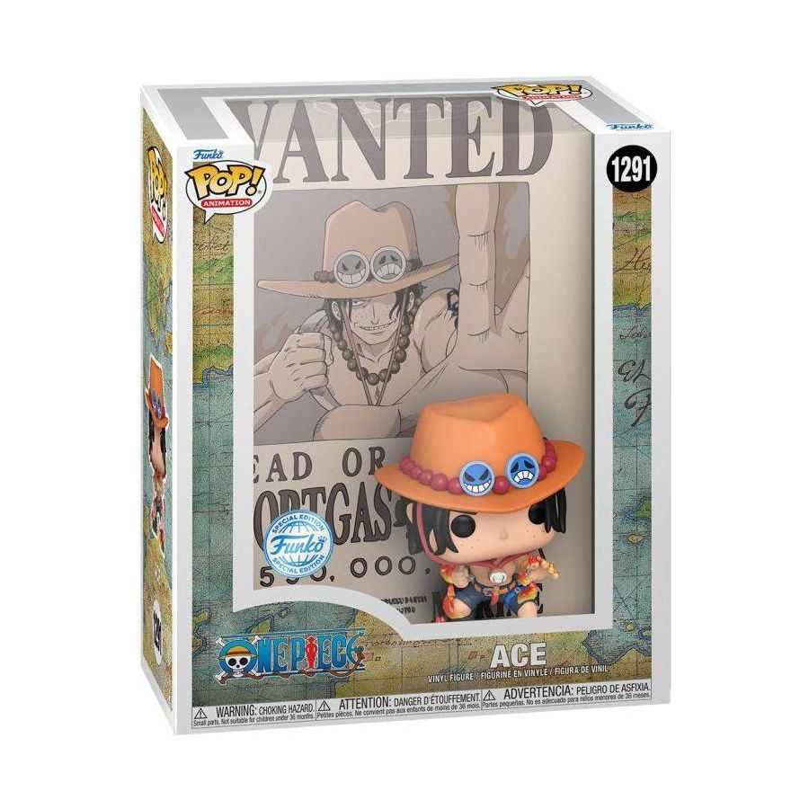 One Piece - Portgas D Ace Wanted US Exclusive Pop! Cover [RS]