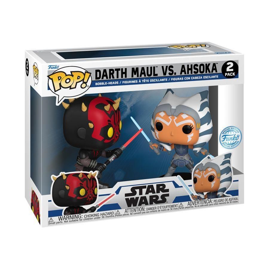 Star Wars: Clone Wars - Darth Maul Vs Ahsoka US Exclusive Pop! 2 Pack [RS]