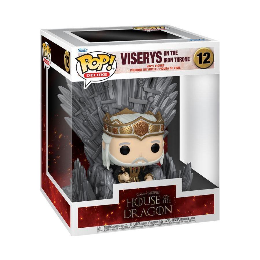 House of the Dragon - Viserys on Throne Pop! Deluxe