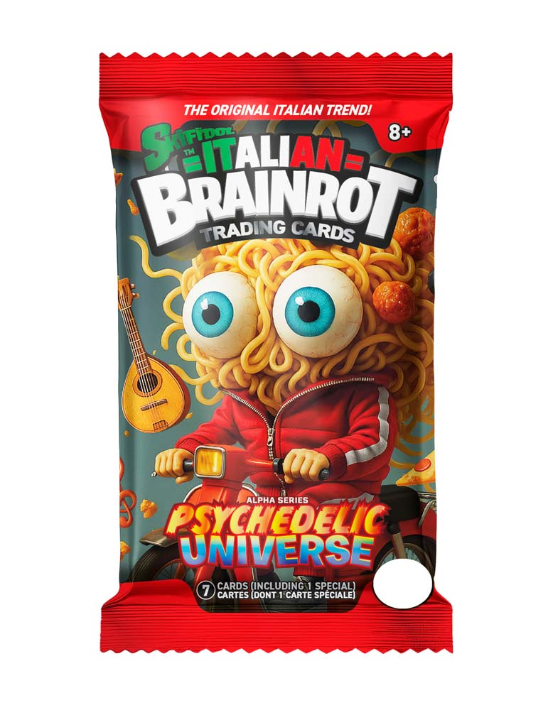 
                  
                    Skifidol Italian Brainrot Trading Card Game Blister (Alpha Series)
                  
                