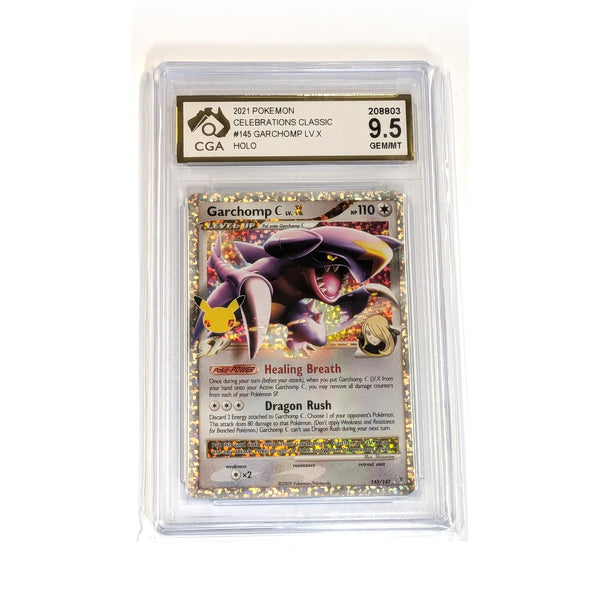 CGA Graded Pokemon Platinum: Supreme Victors #145 Garchomp C LV.X - Graded 9.5