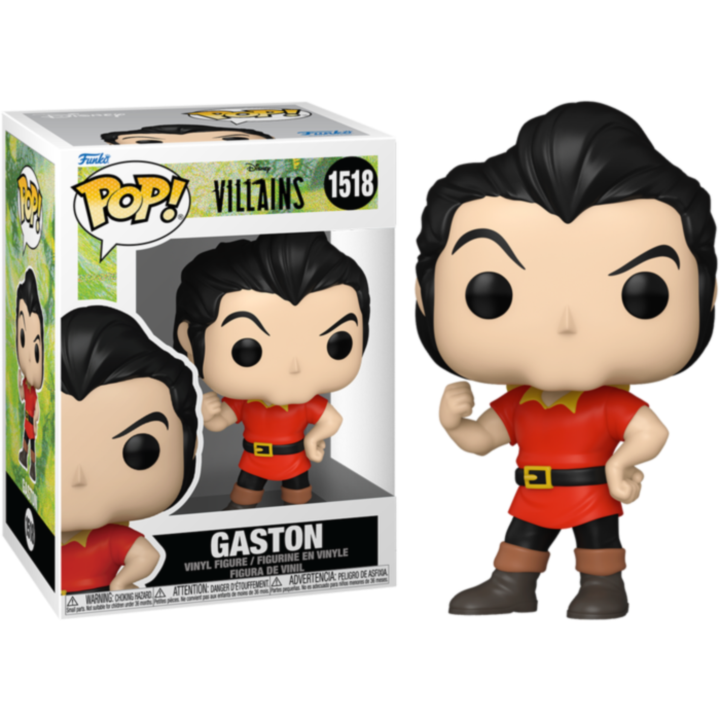 
                  
                    Beauty and the Beast - Gaston Flexing Disney Villains Pop! Vinyl Figure
                  
                