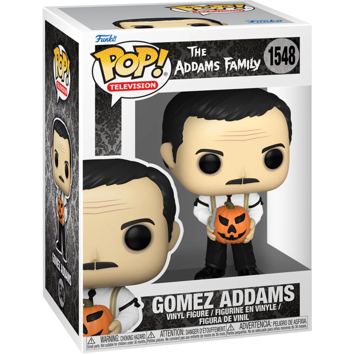 
                  
                    Addams Family (TV) - Gomez Addams with Jack-O-Lantern Pop! Vinyl
                  
                