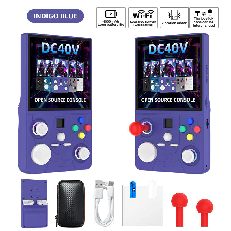 
                  
                    DC40V 4 Inch Handheld Retro Gaming Console 128gb
                  
                