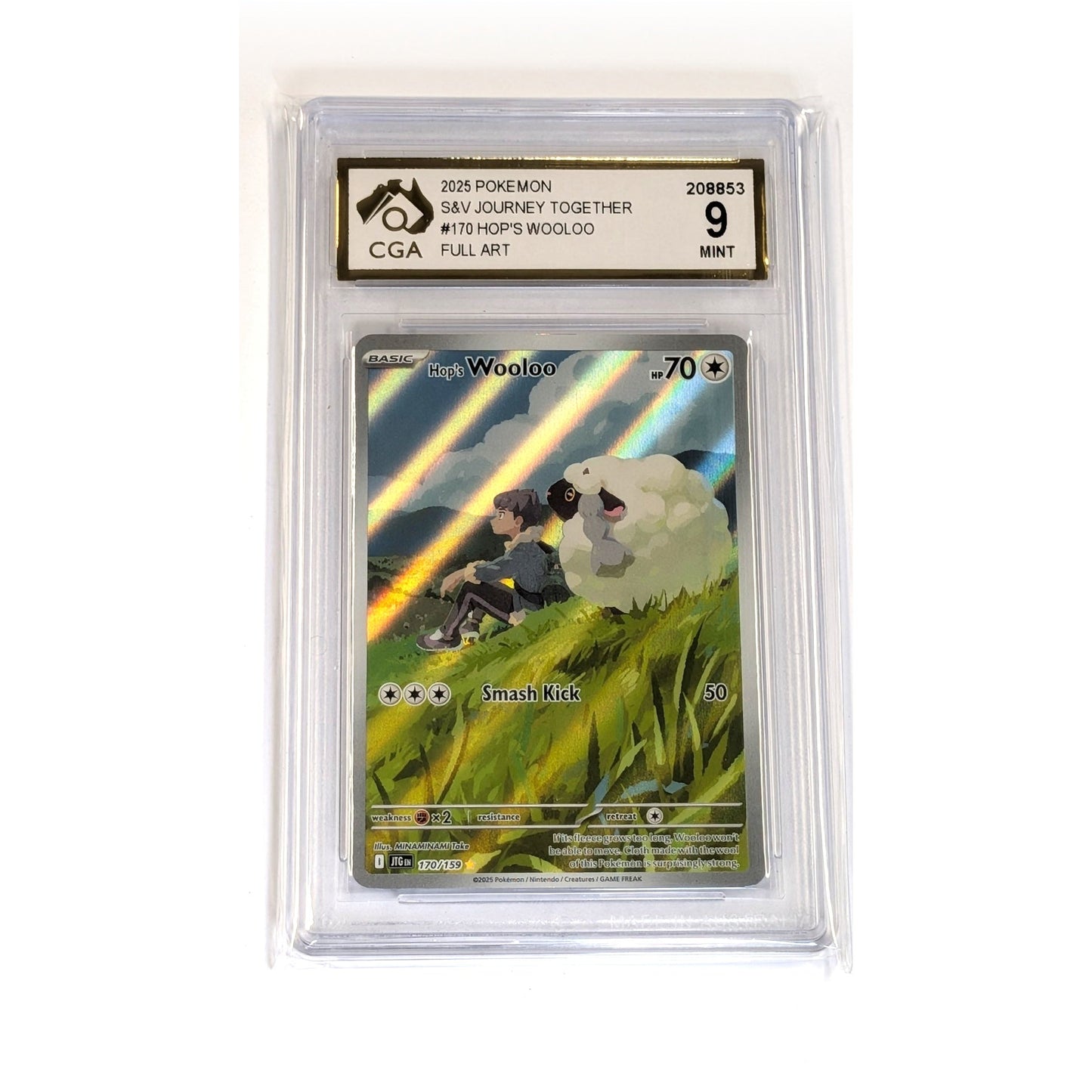 
                  
                    CGA Graded Pokemon: S&V Journey Together #170 Hop's Wooloo: Journey Together - Graded 9
                  
                