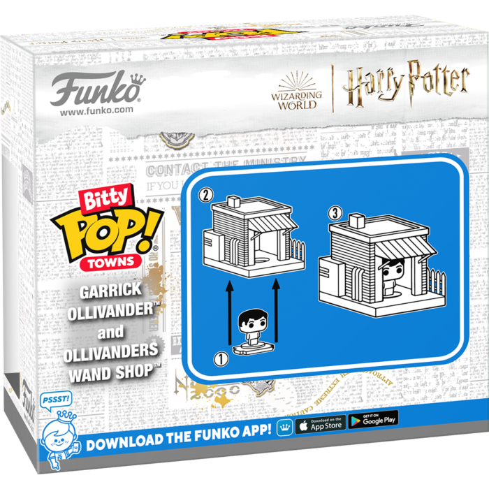 
                  
                    Harry Potter - Garrick Ollivander & Ollivanders Wand Shop Bitty Pop! Town Vinyl Figure
                  
                