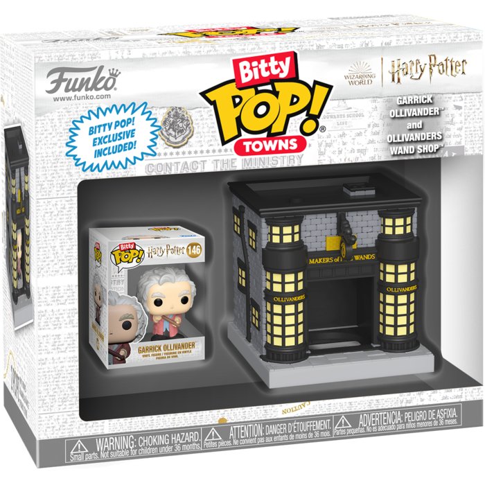 
                  
                    Harry Potter - Garrick Ollivander & Ollivanders Wand Shop Bitty Pop! Town Vinyl Figure
                  
                