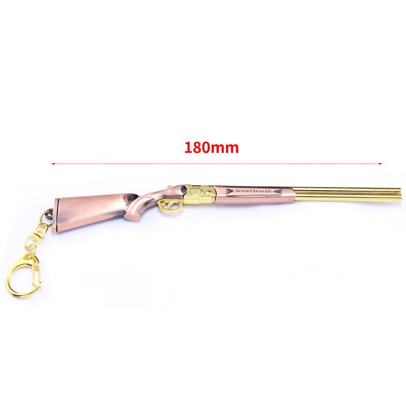 Metal Keychain - PUBG - Shotgun - Gold