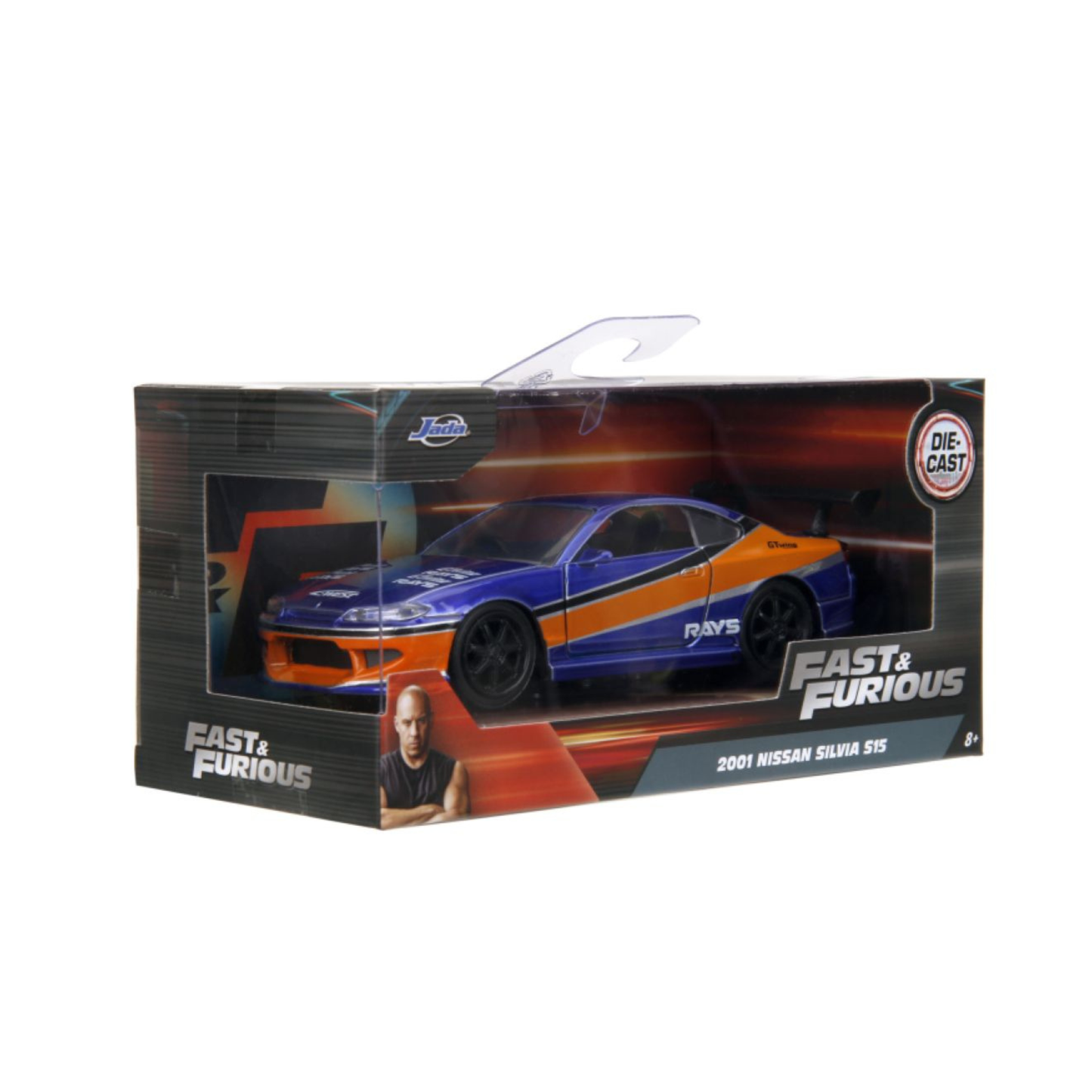 
                  
                    Fast and the Furious - Han's 2001 Nissan Silvia S15 1:32 Scale Diecast Vehicle
                  
                