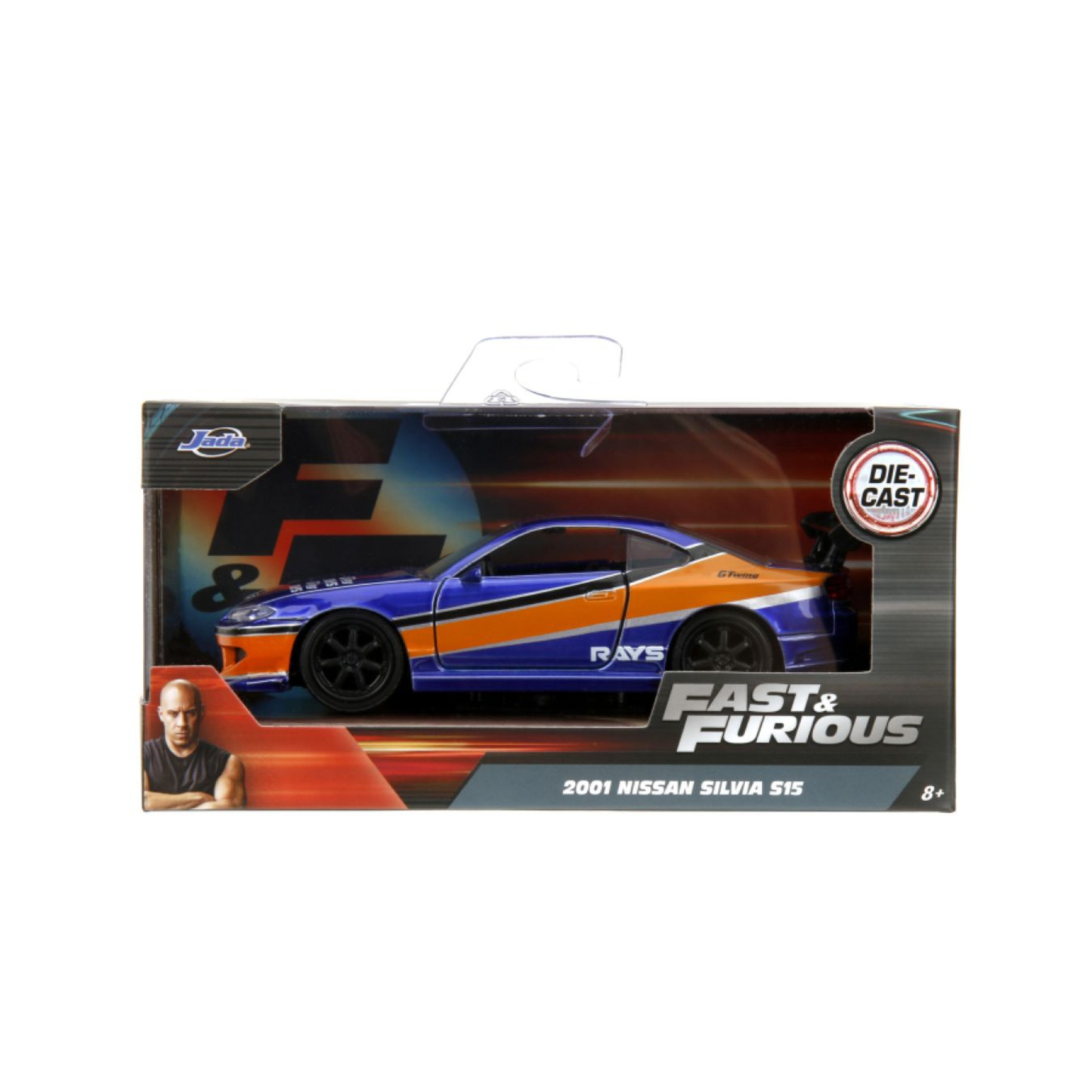 
                  
                    Fast and the Furious - Han's 2001 Nissan Silvia S15 1:32 Scale Diecast Vehicle
                  
                