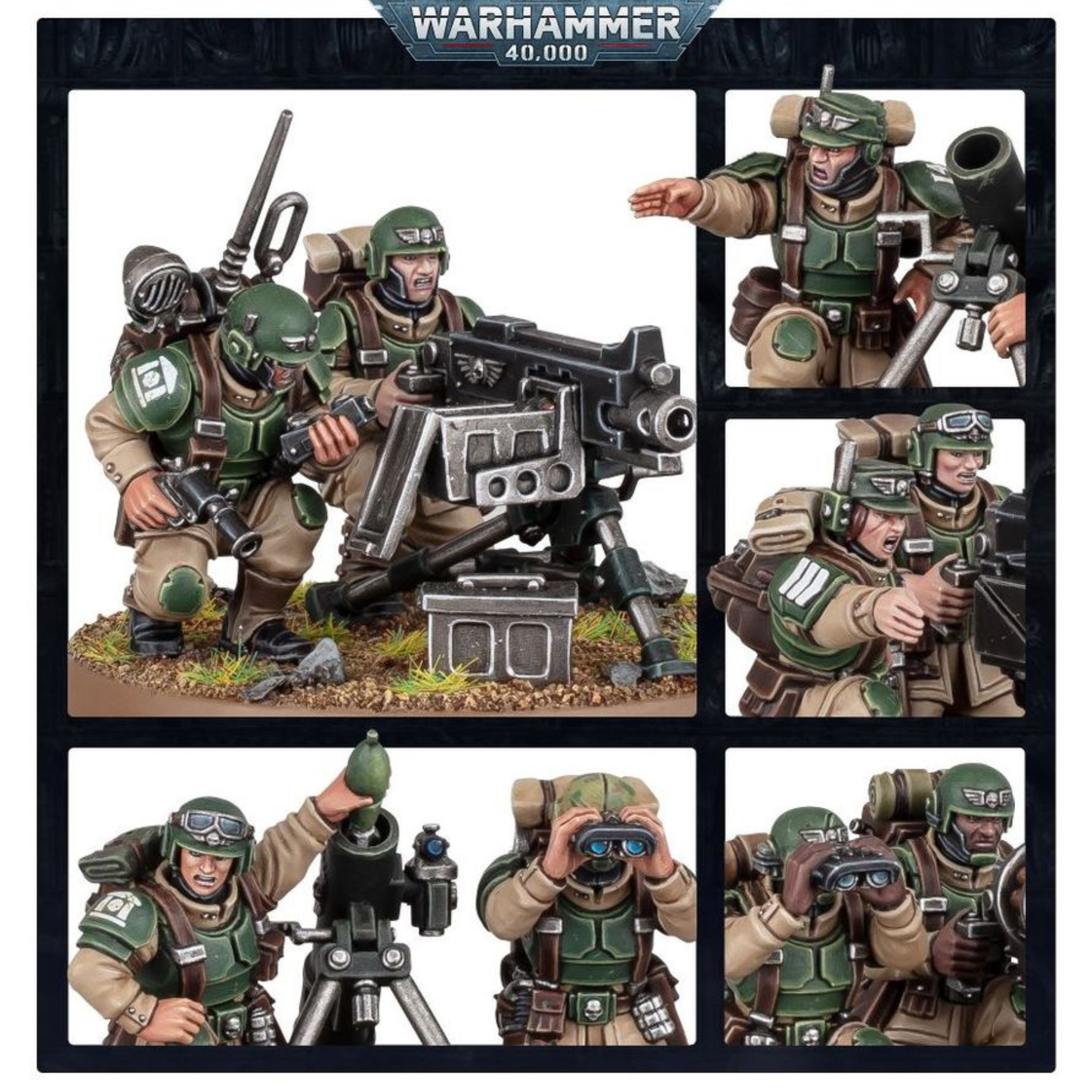 
                  
                    Warhammer 40,00 - Astra Militarum: Heavy Weapons Squad
                  
                
