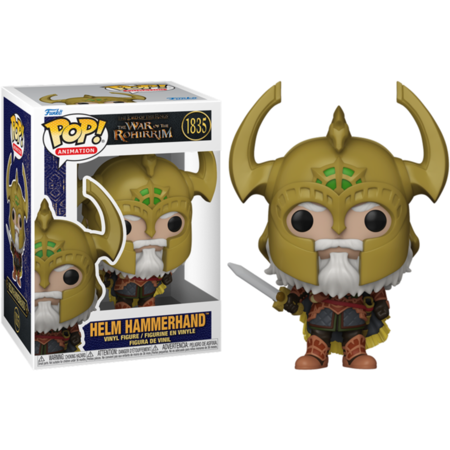 
                  
                    The Lord of the Rings: The War of the Rohirrim - Helm Hammerhand Pop! Vinyl Figure
                  
                