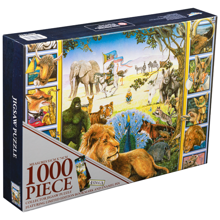 
                  
                    Animalia - Book Cover 1000 piece Collector Jigsaw Puzzle
                  
                