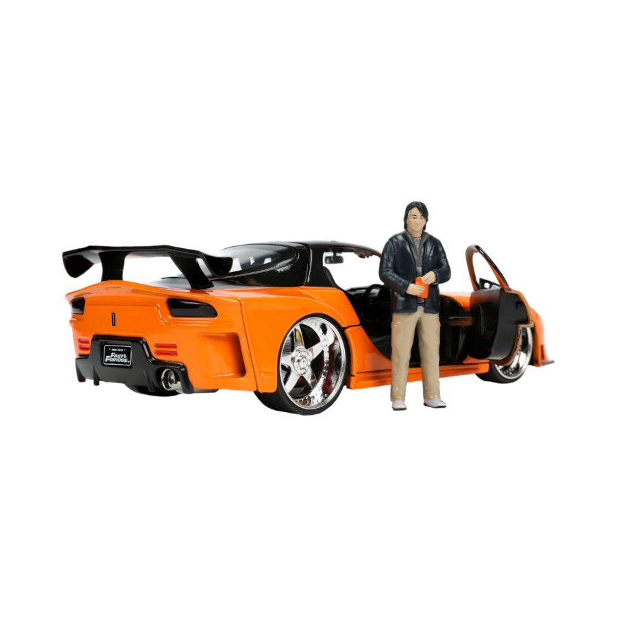 Fast and Furious - 1997 Mazda RX7 with Han 1:24 Scale Hollywood Ride