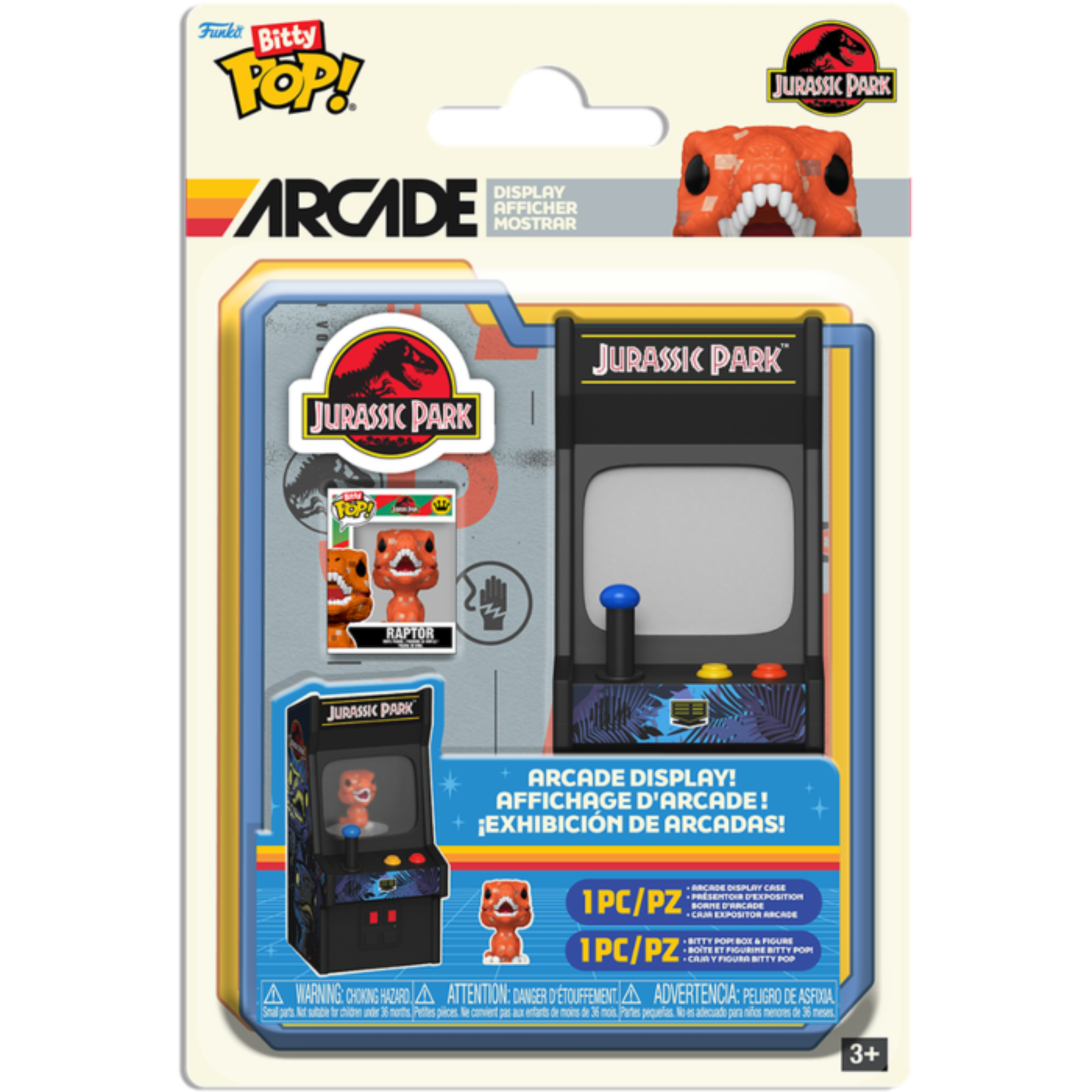 
                  
                    Jurassic Park - Raptor Bitty Pop! Arcade Display Vinyl Figure
                  
                