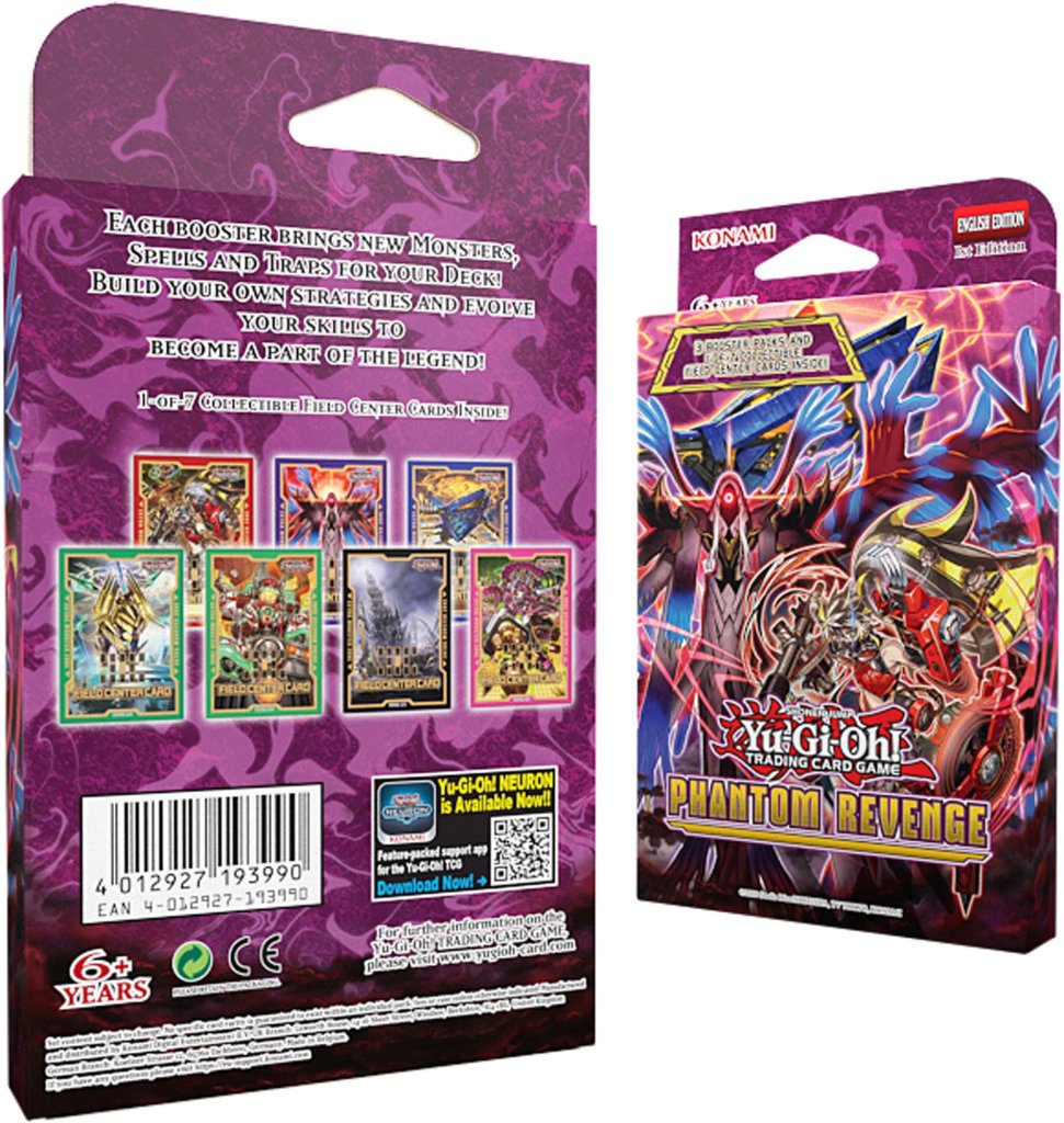 
                  
                    YuGiOh Phantom Revenge - 7 x Card 3 Pack Tuckbox
                  
                