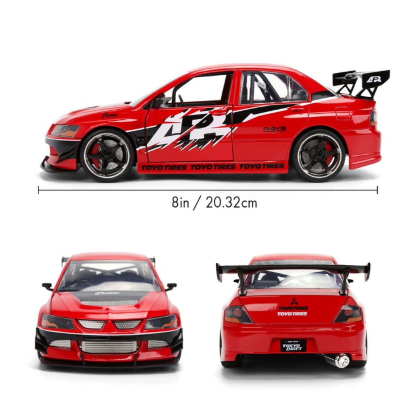 
                  
                    Fast & Furious - 2006 Mitsubishi Lancer Evolution IX 1:24 Scale Diecast Vehicle
                  
                