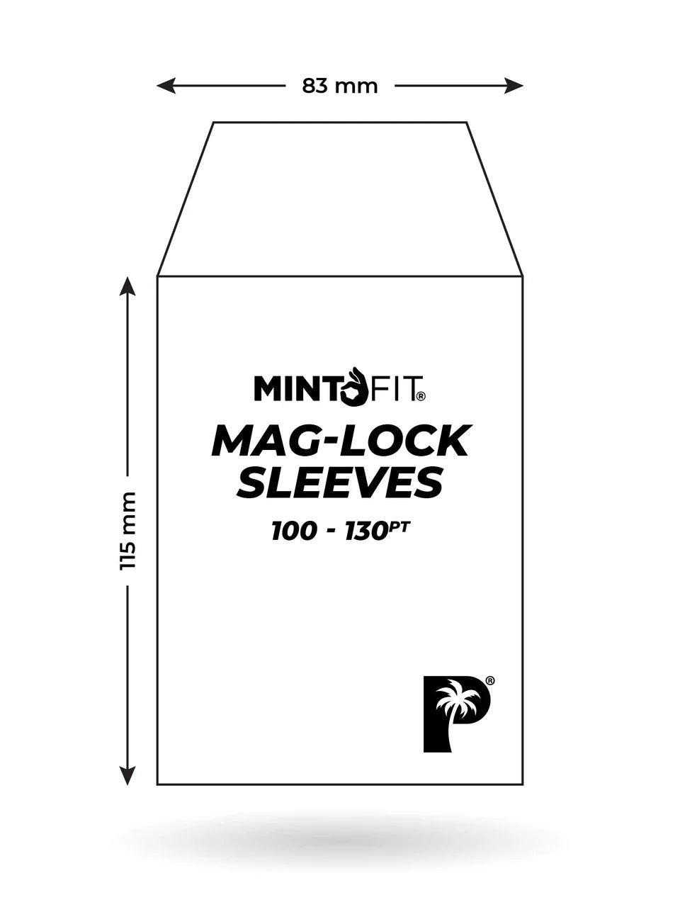 
                  
                    Palms Off Gaming - MintFit Mag-Lock Card Case Sleeves (100-130pt) - 100pc
                  
                