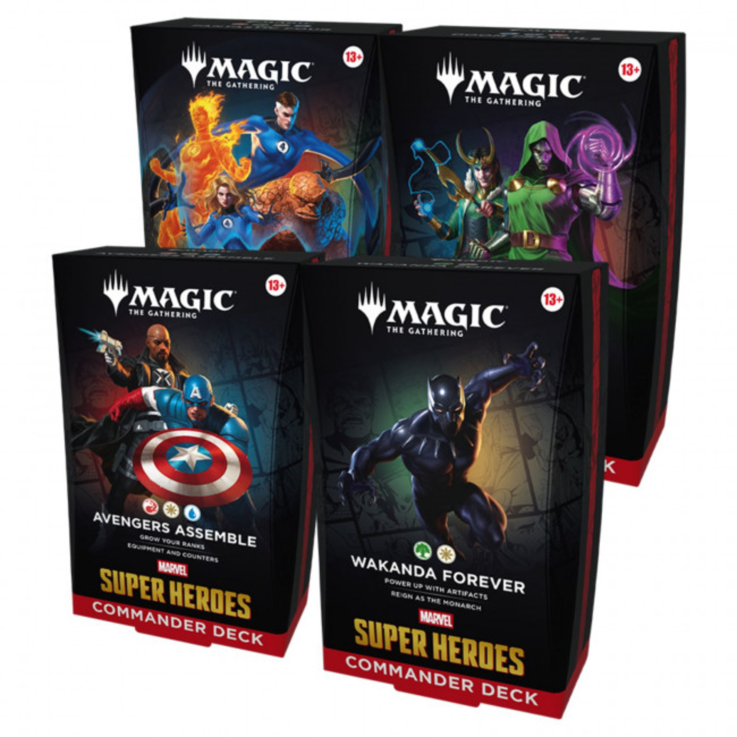 
                  
                    Magic the Gathering - Marvel Super Heroes - Commander Decks
                  
                