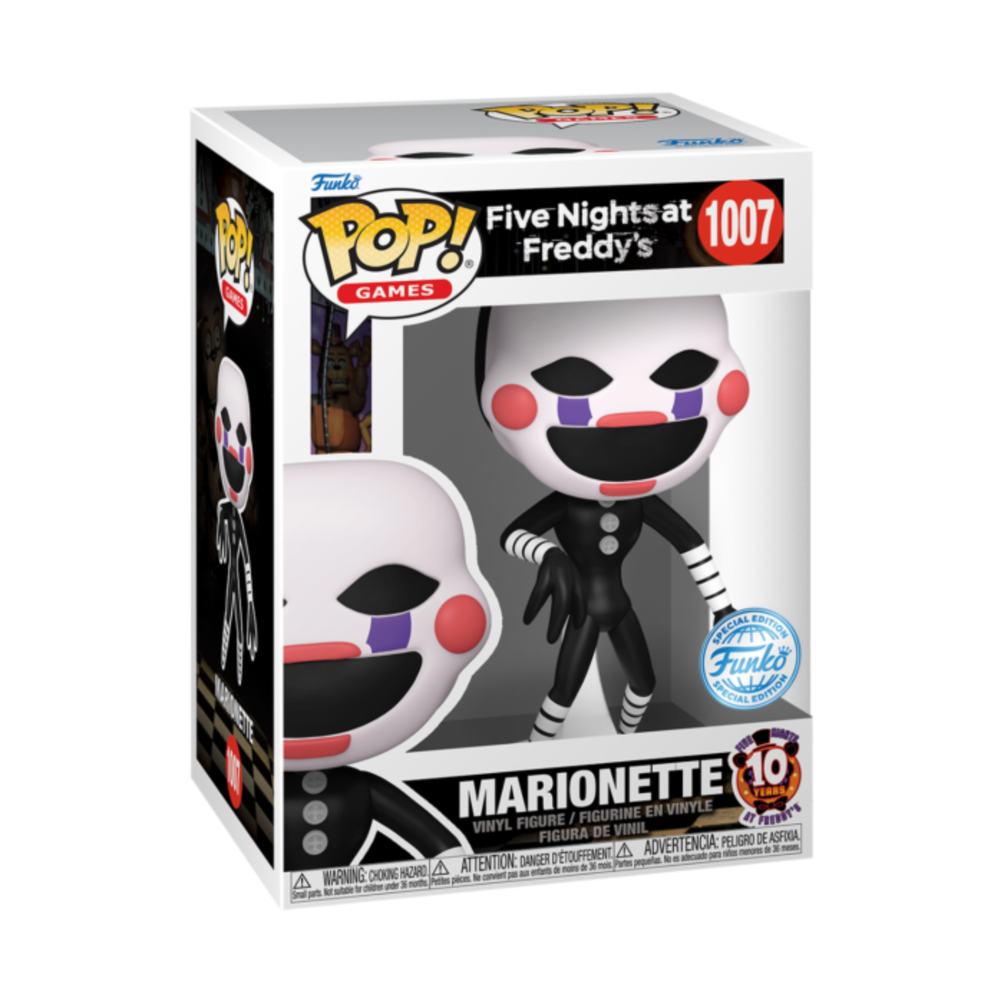 
                  
                    Five Nights at Freddy's: 10th Anniversary - Marionette Pop! Vinyl Figure
                  
                