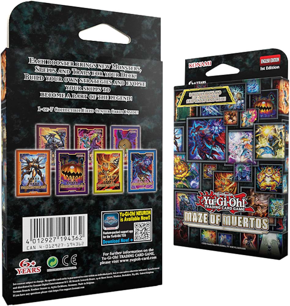 
                  
                    Yu-Gi-Oh! TCG Maze Of Muertos - 7 x Card 3 Pack Tuckbox
                  
                