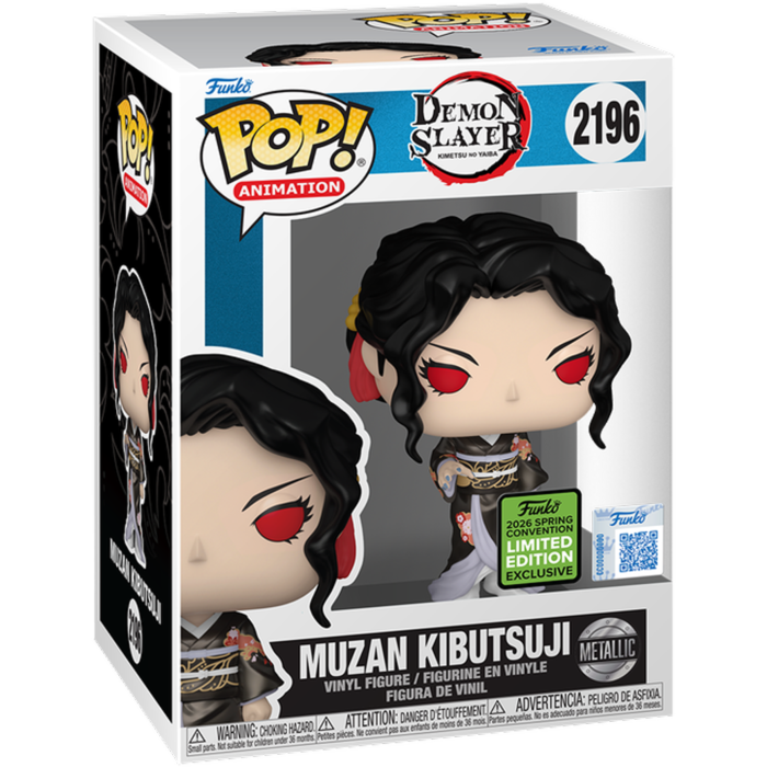 
                  
                    Demon Slayer - Muzan Kibutsuji Metallic Pop! Vinyl Figure (2026 Spring Convention Exclusive)
                  
                