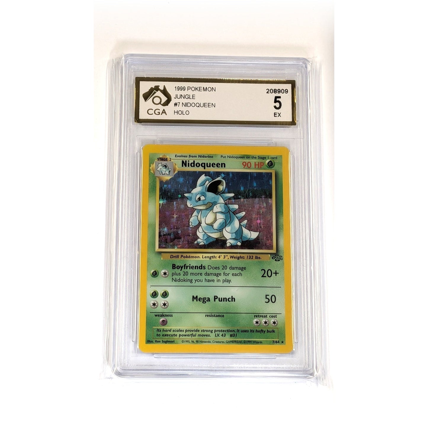 
                  
                    CGA Graded Pokemon Jungle (WOTC) #7 Nidoqueen - Graded 5
                  
                
