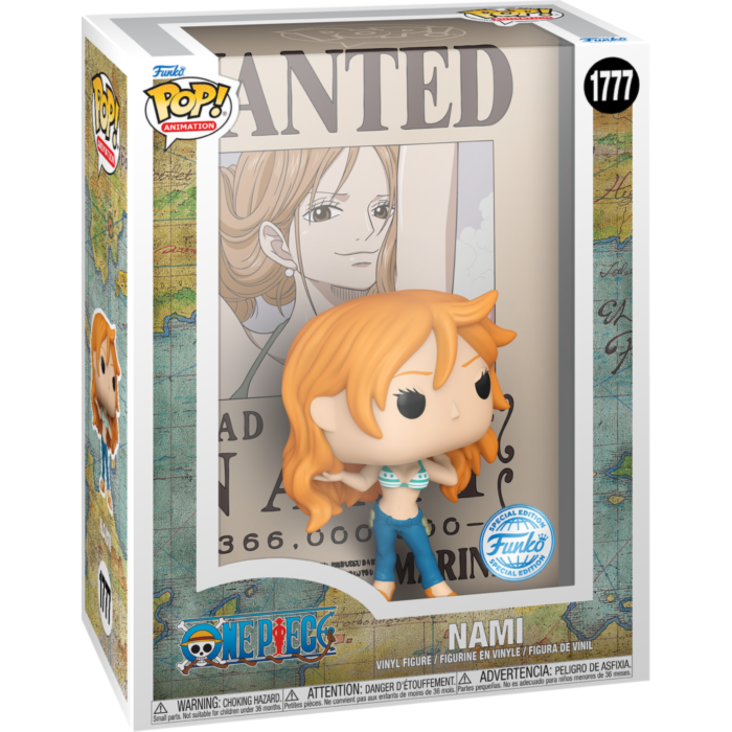 
                  
                    One Piece - Nami Wanted Poster Pop! Cover Vinyl Figure
                  
                