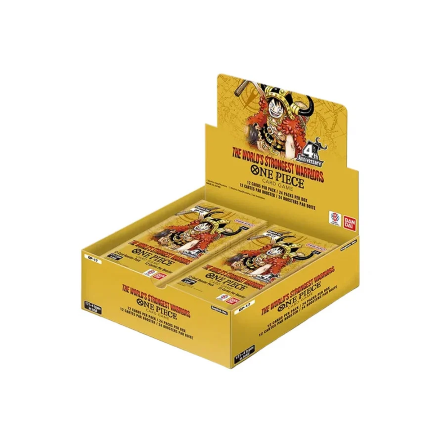 
                  
                    One Piece Card Game: The World's Strongest Warriors - Booster Box [OP-17]
                  
                