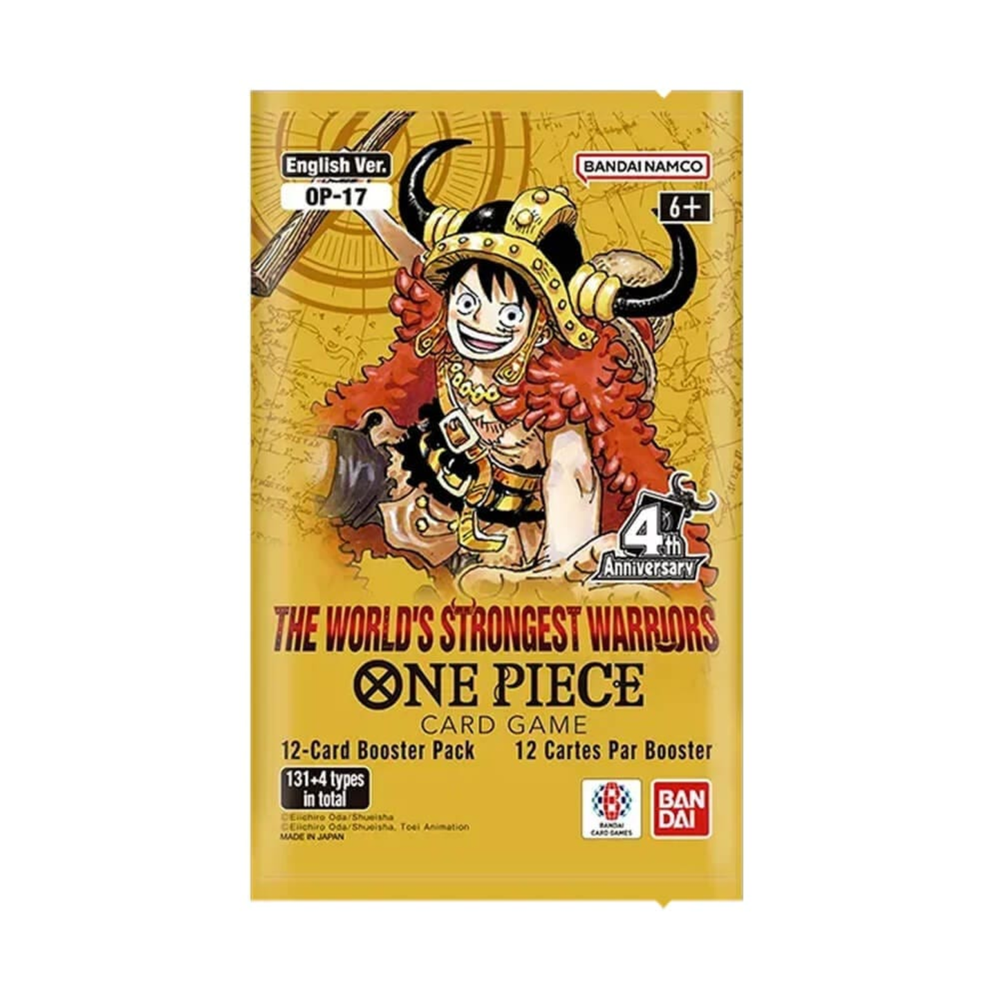 
                  
                    One Piece Card Game: The World's Strongest Warriors - Booster Box [OP-17]
                  
                