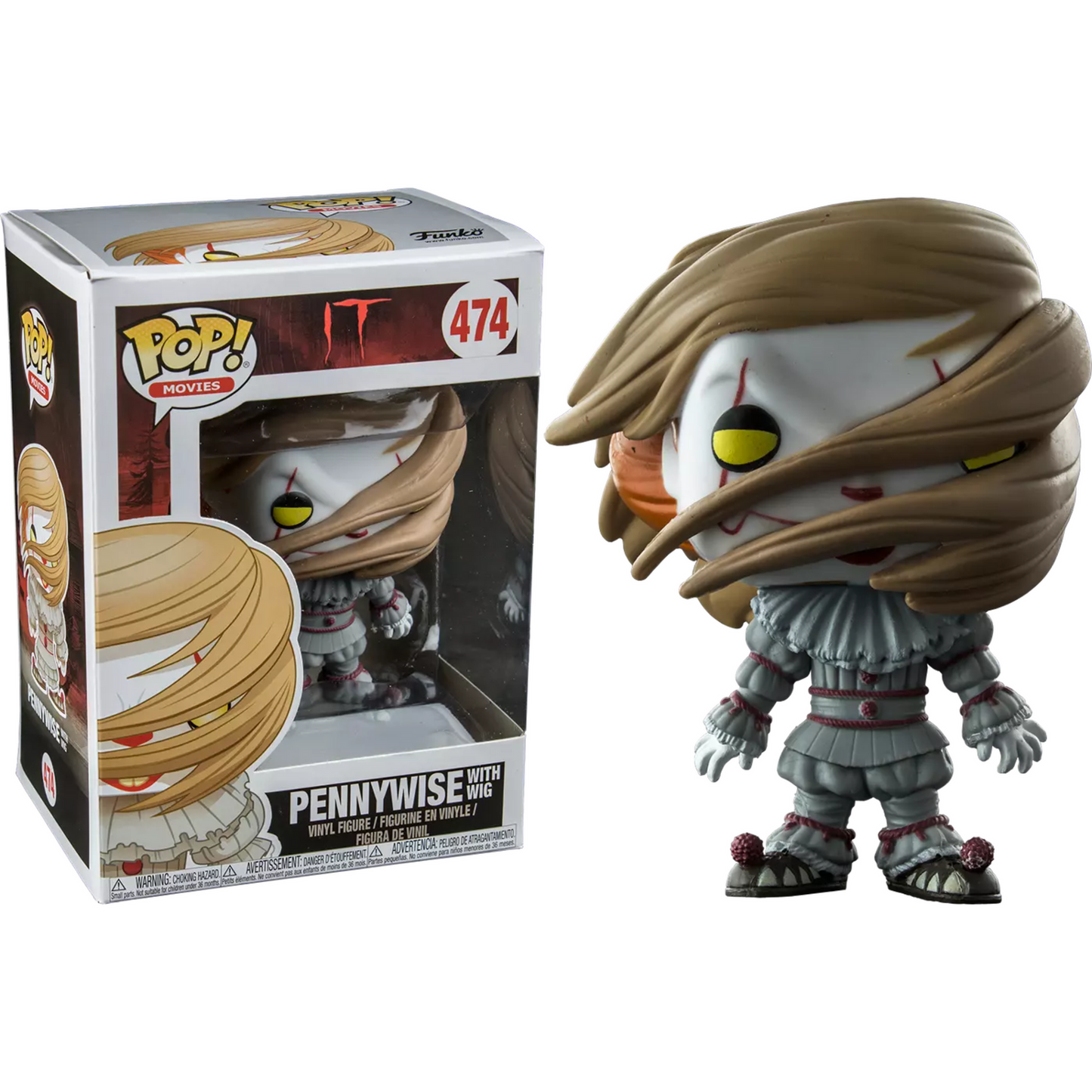 
                  
                    IT - Pennywise (With Wig) POP! Vinyl
                  
                