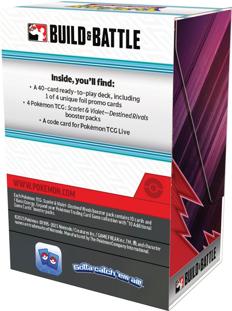 
                  
                    Pokemon TCG Scarlet & Violet : Destined Rivals Build & Battle Box
                  
                