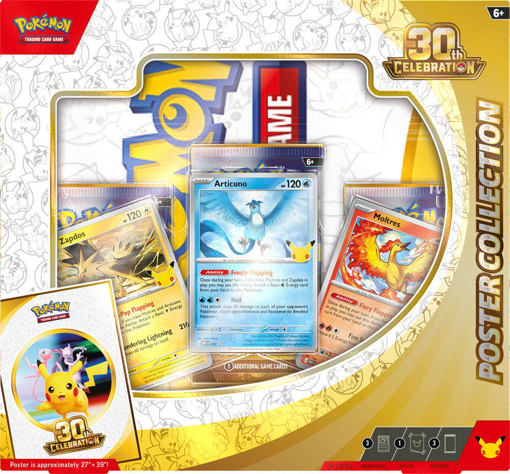 
                  
                    Pokémon TCG: 30th Celebration Poster Collection
                  
                