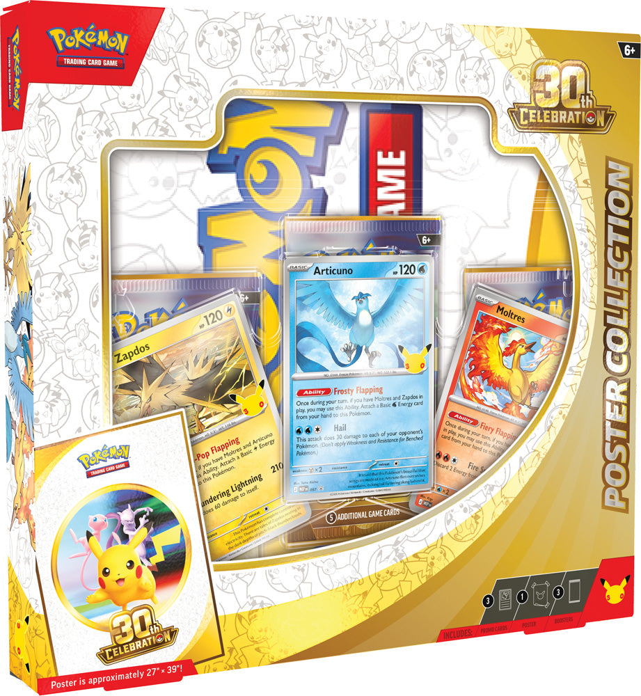
                  
                    Pokémon TCG: 30th Celebration Poster Collection
                  
                
