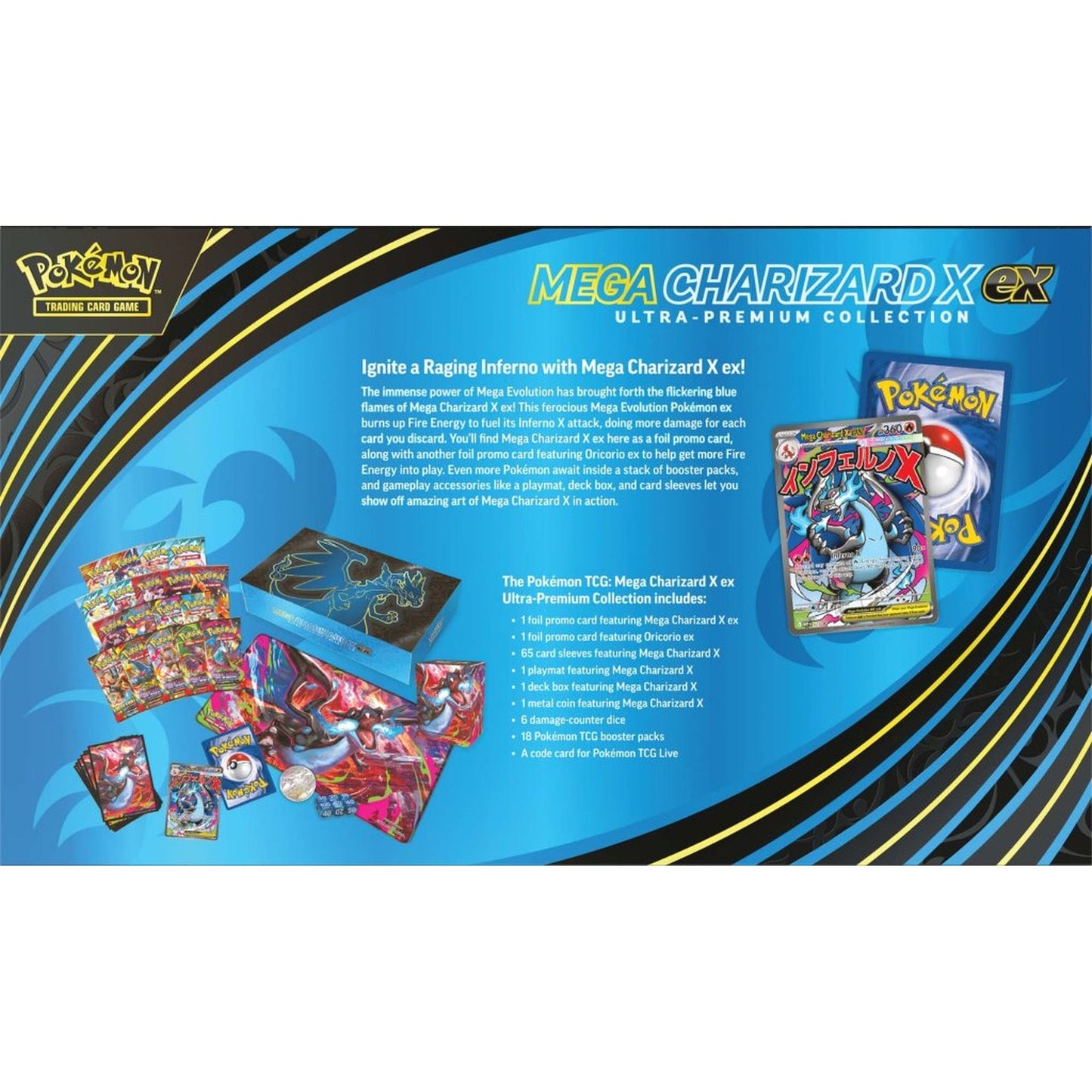 
                  
                    Pokemon TCG: Mega Charizard X ex Ultra-Premium Collection
                  
                