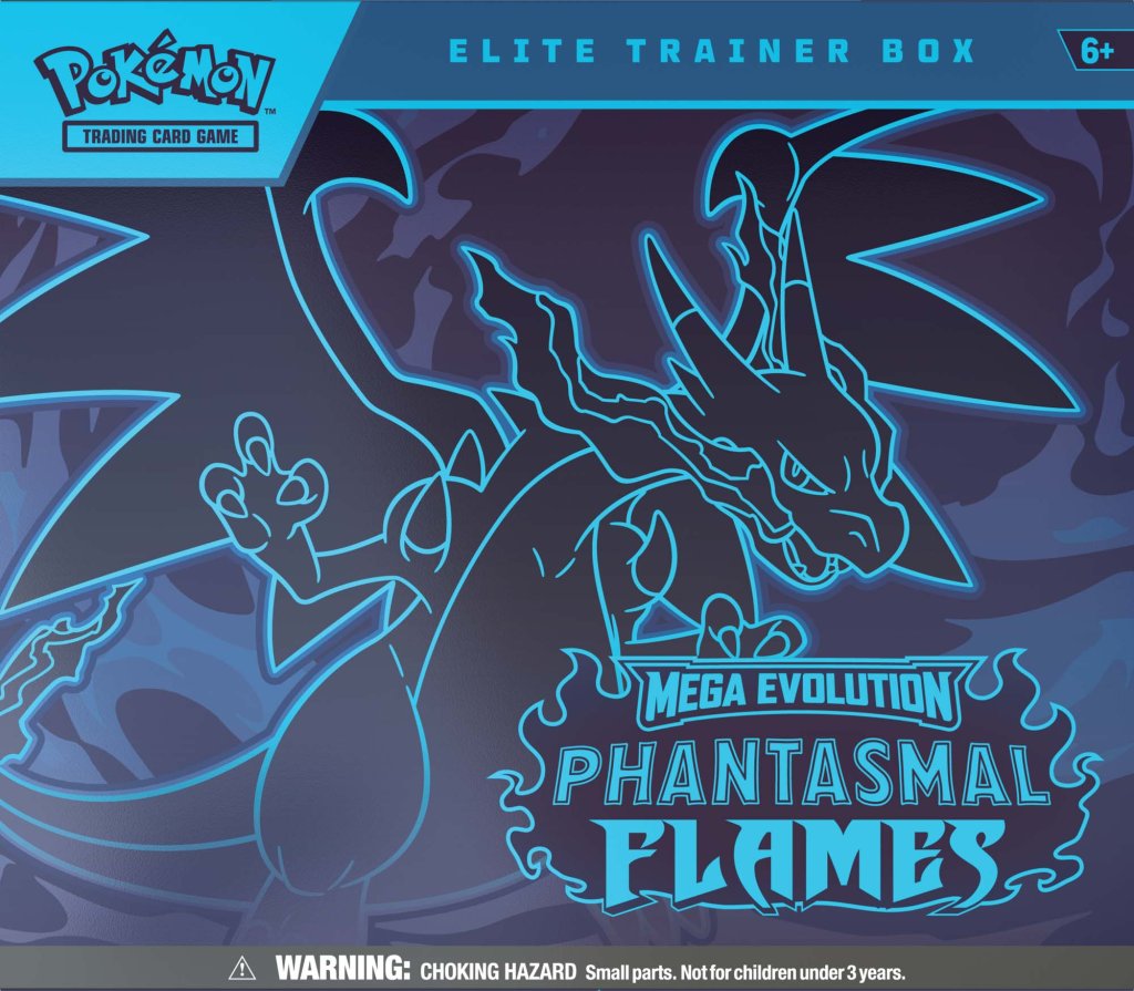 
                  
                    Pokemon TCG: Mega Evolution - Phantasmal Flames Elite Trainer Box
                  
                