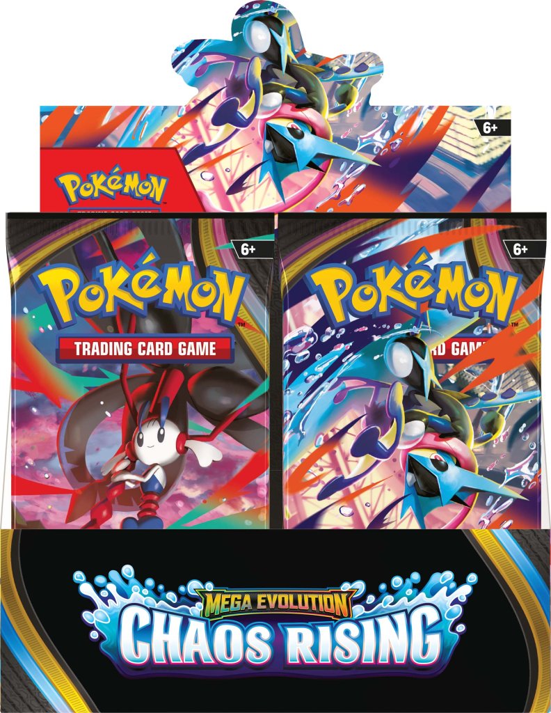 
                  
                    Pokémon TCG Mega Evolution Chaos Rising Booster Box
                  
                