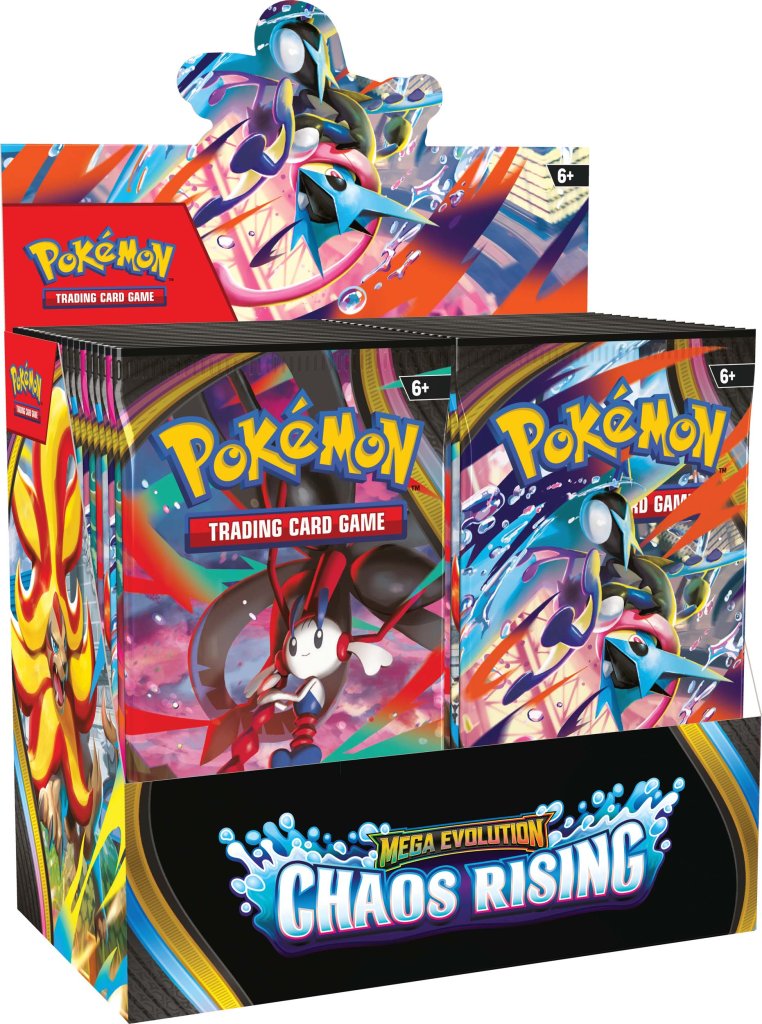 
                  
                    Pokémon TCG Mega Evolution Chaos Rising Booster Box
                  
                