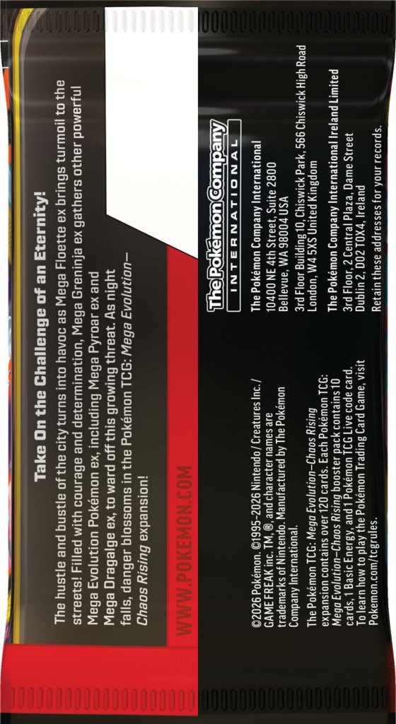 
                  
                    Pokémon TCG Mega Evolution Chaos Rising Booster Box
                  
                