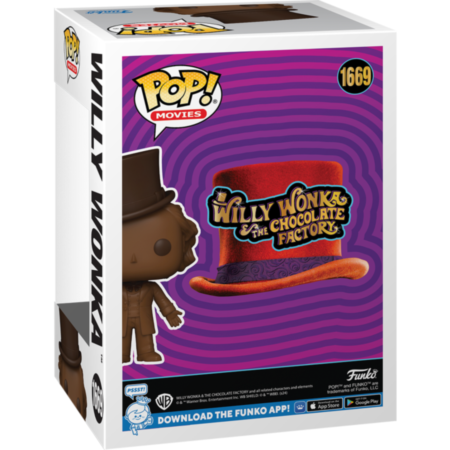 
                  
                    Willy Wonka and the Chocolate Factory - Willy Wonka (Chocolate Bar) Scented Pop! Vinyl Figure
                  
                