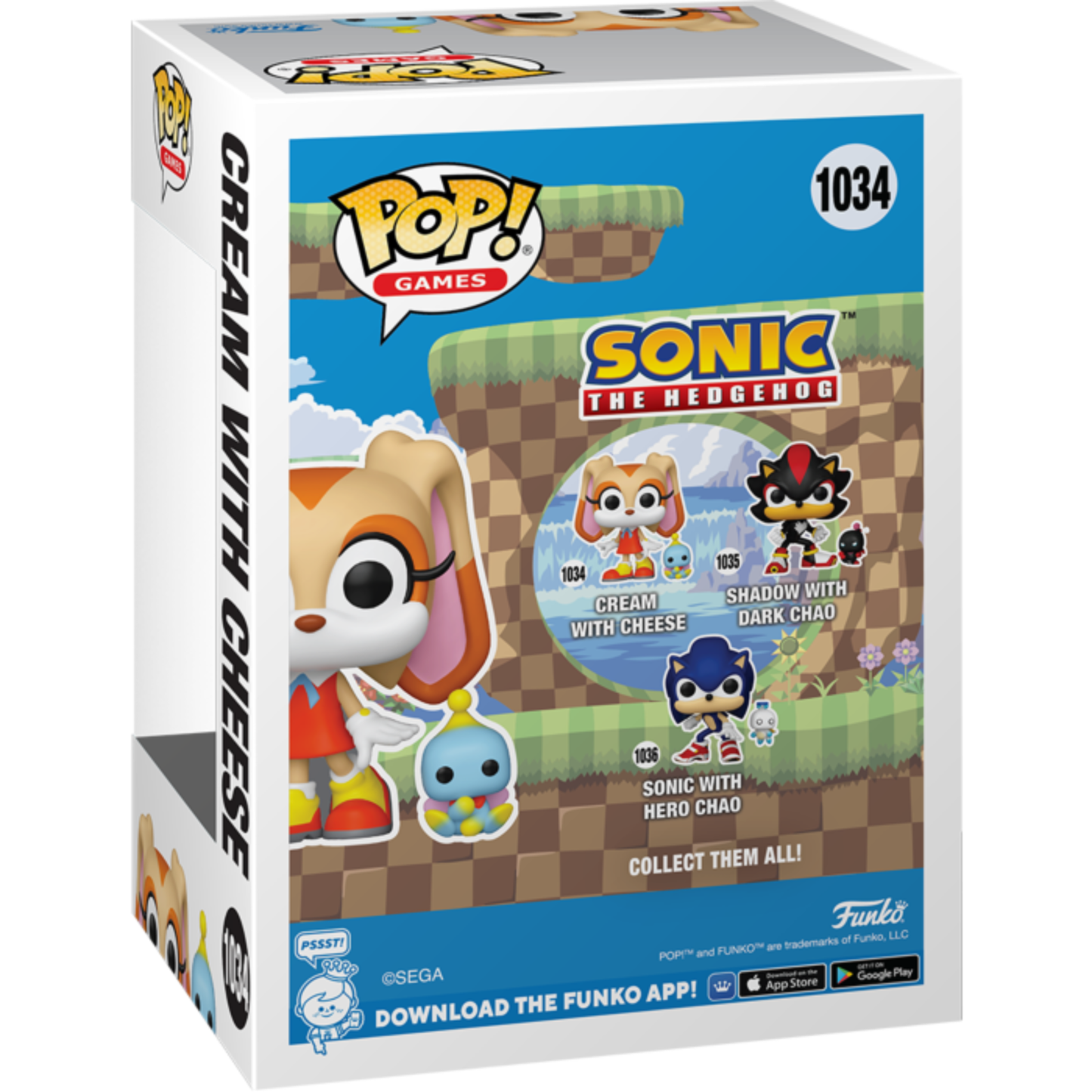 
                  
                    Sonic the Hedgehog - Cream with Cheese Pop! Vinyl Figure
                  
                